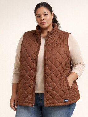 Lands' End Women's Feather Free Insulated Vest Size 1X NWT